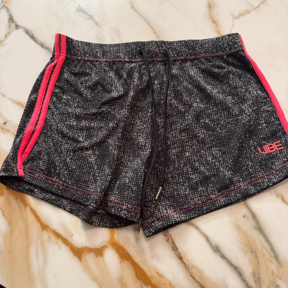 Preloved Andrew Christian Mens Athletic Gym Short Color Black Grey Size Medium